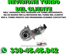 TURBO TURBINA DEL CLIENTE  GTB1446VZ 804963 ALFA ROMEO GIULIETTA REVISIONATO