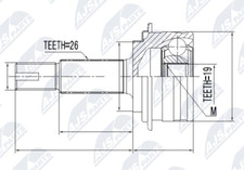NPZ-TY-090 NTY Joint Kit