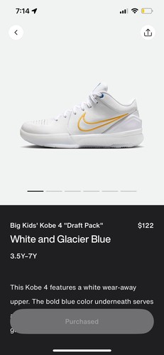 Nike kobe draft pack white - nike,