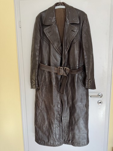 Cappotto pelle pesante - cappotto, marrone