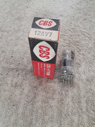 Nos cbs 12av7 - 12av7, vacuum