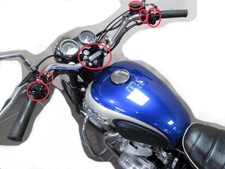 Kawasaki W650 99-07 Kit Comandi Viti Bulloni Viti EJ650