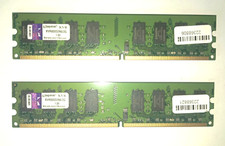 2X Memoria RAM DDR2 2GB Kingston KVR800D2N6/2G 99U5316-072.A00LF 4GB