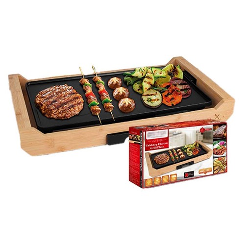 Piastra grill elettrica 2200w - piastra,