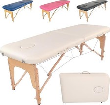 Beltom® LETTINO DA MASSAGGIO BASIC 2 ZONE IN LEGNO PORTATILE PESA SOLO 11,8 KG R