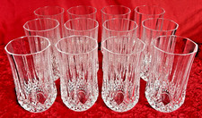 Set di 12 bicchieri cristallo