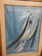 Venturi Pittore Sec. XX Astratto cm. 70x50 Re-3 ^