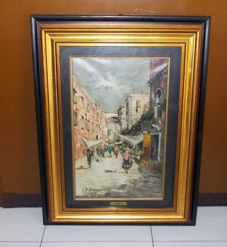 Quadro olio giulio simone - quadro,