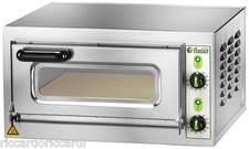 FORNO ELETTRICO PIZZA 1 CAMERA CM 40X40X11H MF 230 V Professionale Porta Vetro