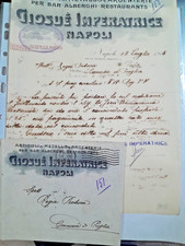 1915 NAPOLI - LETTERA E BUSTA
