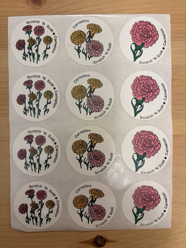 Vintage scratch and sniff - scratch,