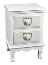 Comodino cuore cassetti - cuore,