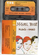 MIGUEL BOSE in ITALIANO MC K7 ITALY musicassetta tape MILANO MADRID ANDY WARHOL