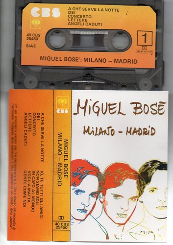 Miguel bose italiano k7 - in,