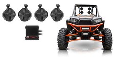 (4) Altoparlanti a torre Rollbar Roll Cage 8" per amplificatore Polaris RZR+MTX 4 canali