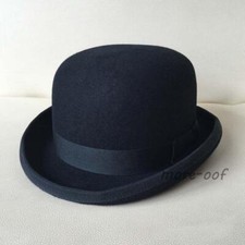 Cappello Bowler Uomo 100% Lana