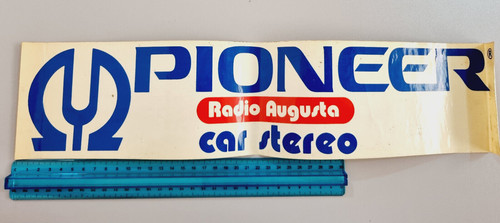 Adesivo radio pioneer - radio,