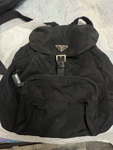 Zaino prada doppio argento - zaino,
