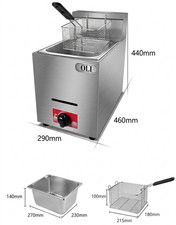 Friggitrice 6L Gas GPL