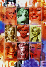 Uzbekistan 2002 MARILYN MONROE