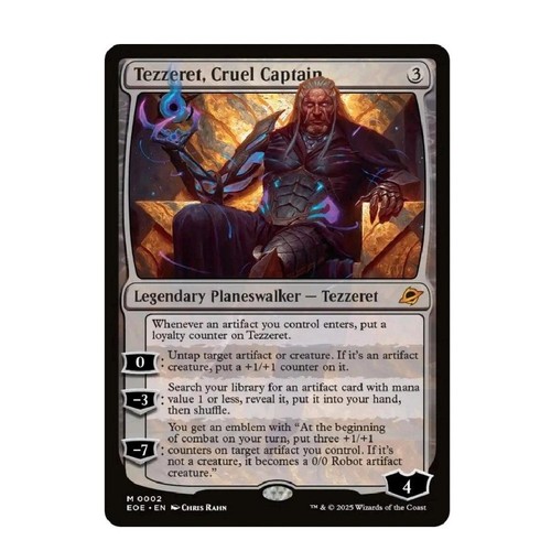Mtg tezzeret cruel captain - mtg,