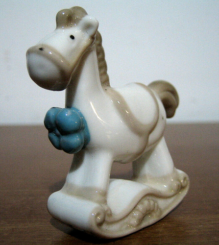 Statuina miniatura cavallo - miniatura, a