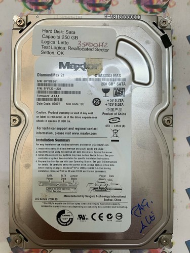 Hard disk usato sata - usato, 3,5"