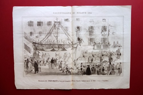 Carnevale milano 1862 - di,