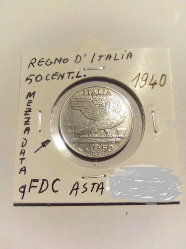 Moneta regno italia - -, 50