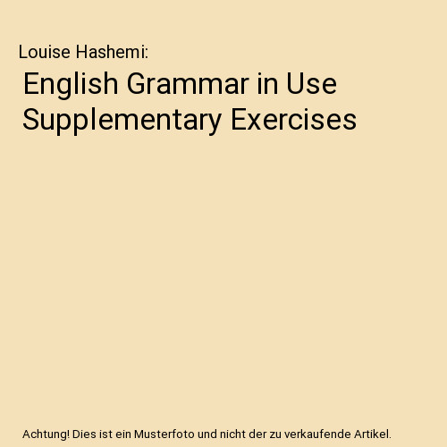 English grammar use - grammar, in