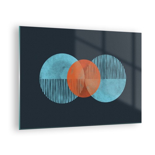 Quadro vetro 70x50cm - su,