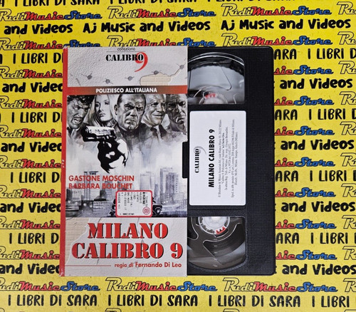 Vhs cartonata milano calibro - vhs,