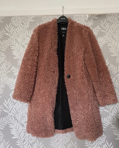 Cappotto teddy zara rosa - teddy,