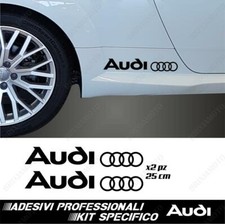 PAIR OF AUDI LOGO SIDE