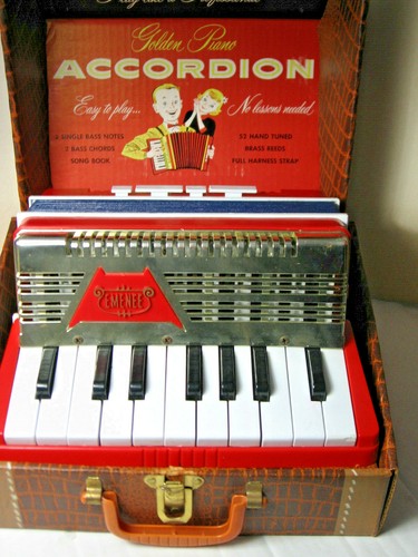 Fisarmonica pianoforte oro