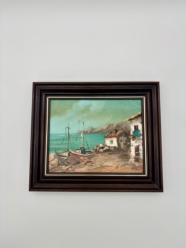 Dipinto olio tela vintage - olio,