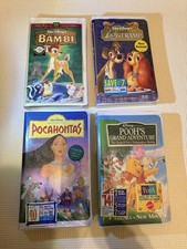 Disney VHS Tapes: Bambi; Lady