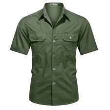 Camicia uomo bavero manica