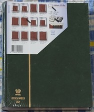 FILATELIA CLASSIFICATORE FRANCOBOLLI 64 FACCIATE GRANDE FORMATO EDELWEIS NUOVO