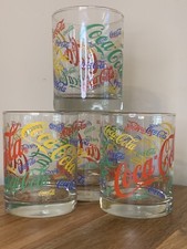 Set 4 tazze vetro Coca Cola