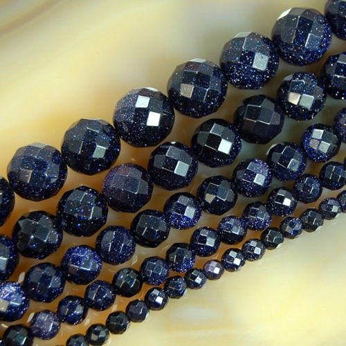 Pietra sabbia blu - , sfaccettata