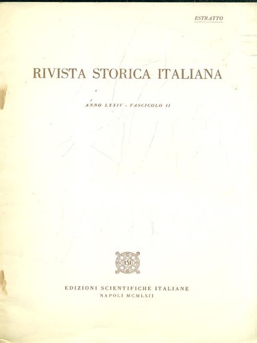 Rivista storica italiana - storica,