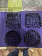 KIT GRIGLIE PARA SASSI NERO FARO ANTERIORE/STOP PIAGGIO VESPA PX PRIMA SERIE