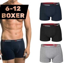 6-12 BOXER Uomo Superga Cotone