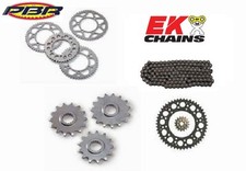 KIT CATENA CORONA PIGNONE PBR PER CAGIVA ALA ROSSA 350 1985-1986 CODICE EK236