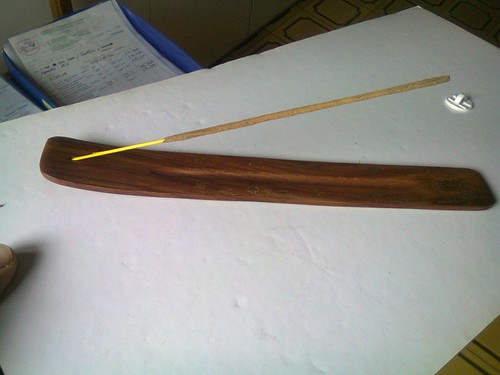 Portaincenso legno con - in,