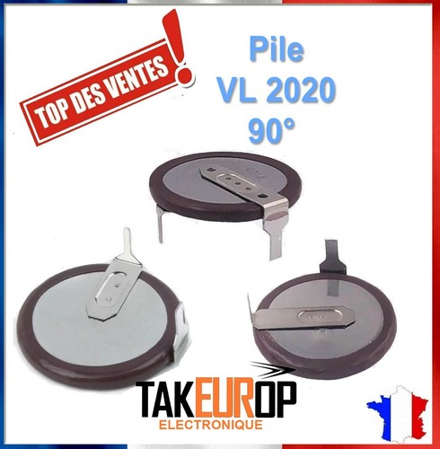 Panasonic vl2020 batterie - vl2020, 90°