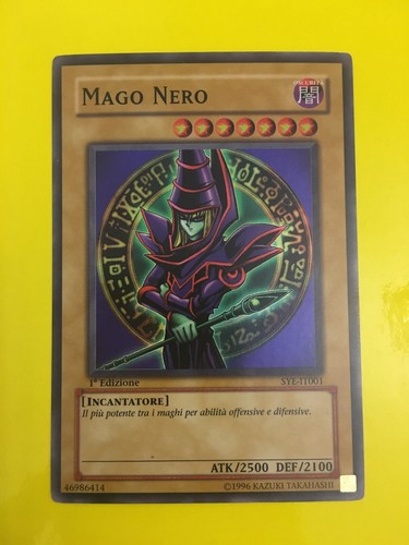 Carta mago nero super - yu, oh