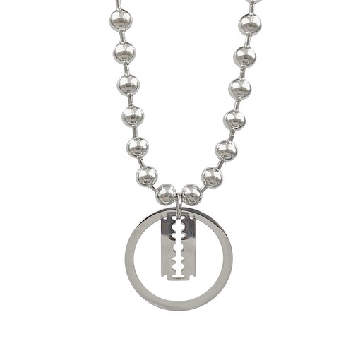 Collana ciondolo lama rasoio - collana,