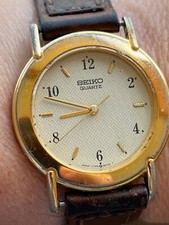 orologio seiko vintage placcato oro diam 32 mm